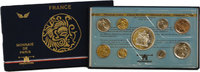 Frankreich KMS (Centime - 50 Francs) Offizieller Kursmünzensatz (Monnaie de Paris)