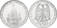 Deutschland 10 Mark "50 Jahre Mahnung zu Frieden und Versöhnung" (Frauenkirche Dresden)