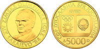 Jugoslawien 5000 Dinar Olympische Spiele Sarajewo