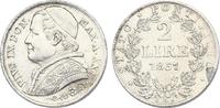 Vatikan 2 Lire Papst Pius IX. (1846 - 1878)