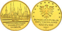 Deutschland 100 Euro (1/2 oz) UNESCO - Welterbe - Hansestadt Lübeck