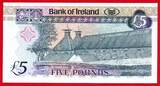 Nordirland £5 2008 Letzte Papiernote Bank of Ireland Belfast I = Kassenfrisch