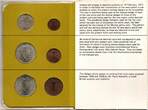 Irland 68½ Pence 1969-71 Original Central Bank of Ireland folder Originale Central Bank of Ireland Mappe