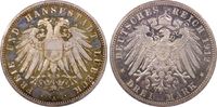 Kaiserreich Lübeck 3 MK Lübeck, Freie und Hansestadt