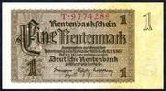 Deutsche Rentenbank 1 Rentenmark KN 7-stellig -