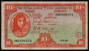 Irland / Ireland Lady Lavery with War Code "L" in orange Lady Lavery War Code L in orange -