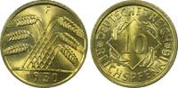 Weimarer Republik 10 Reichspfennig Reichspfennig