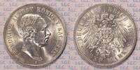 Kaiserreich, Sachsen 5 RM König Friedrich August III -