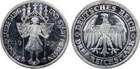 Weimarer Republik 3 RM 1000 Jahre Burg und Stadt Meißen