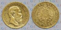 Kaiserreich, Hessen 10 RM Gold Grosherzog Ludwig IV -