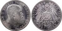 Kaiserreich Württemberg 2 Mark König Wilhelm II -