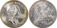 Kaiserreich Sachsen 5 Mark König Friedrich August III -