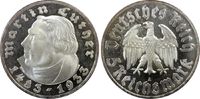 Drittes Reich 5 RM 450. Geburtstag Martin Luther