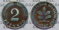 Bundesrepublik Deutschland 2 pfg Kursmunze -