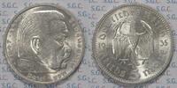 Drittes Reich 5 RM Hindeburg o. HK -