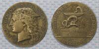 Frankreich  Messing Medaille 1905 - Conseils DHygiene - Belouet vz mit feiner patina. Ø 52mm, 64.4g, Selten!