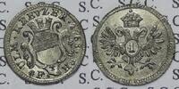 Altdeutschland 1 Kreuzer 1768 Stadt Ulm fast Prägefrisch mit herrlicher, dunkler Patina