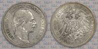 Kaiserreich Sachsen 5 Mark König Friedrich August III. -