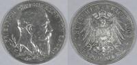 Kaiserreich Baden 5 Mark Grosherzog Friedrich (50J. Regierungsj.) -