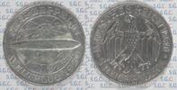 Weimar Republik 5 RM Graf Zeppelin Weltflug -