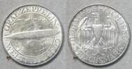Weimar Republik 3 RM Graf Zeppelin Weltflug -
