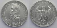 Weimar Republik 5 Mark 1927-F 450 Jahre Universität Tübingen Polierte Platte Mattiert (RR!), winzigste Kratzer