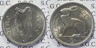 Irland 3 Pingin Kursmünze -