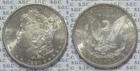 USA $1 1880-S (San Francisco) Morgan Dollar Stgl. fein, kaum Kontakt-Spuren!