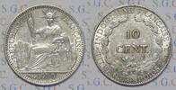 Indochina 10 Centimes mit Titre 0.835 -