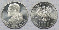 Polen 1000 Zlotych Besuch von Papst Johannes Paul II. -
