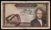 Tunesien 5 Dinars 1960 Président Habib Bourguiba III
