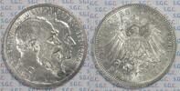 Kaiserreich Baden 5 Mark Grossherzog Friedrich zum Goldenen Hochzeit -