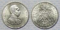 Kaiserreich Preussen 5 Mark Kaiser Wilhelm II im Uniform -