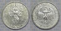 Weimarer Republik 3 RM 1000 Jahre Meissen -