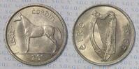 Irland 2/6 (Halfcrown) Jagdpferd -