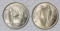 Irland 2/6 (Halfcrown) Jagdpferd -