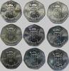 Irland 50 Pence Millenium Lagerräumung - Lot von 9 Stück -
