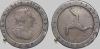 Insel Man ½ Penny König Georg III. -