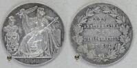 Frankreich Silber-Medaille zum 25. Jubiläum von König Napoleon III. -