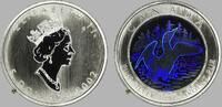 Kanada 5 Dollars Königin Elizabeth II. - Rs. Eistaucher in Farbe (Kinegramm) -
