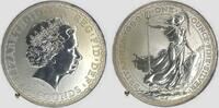 2 Pounds 1998 Grossbritannien (Britannia) Königin Elizabeth II. - Britannia Stgl.