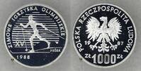 Polen 1000 Zlotych XV. Olympische Winterspiele in Calgary (PROBA) -