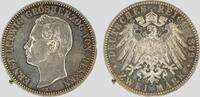 Kaiserreich Hessen 2 Mark Grossherzog Ernst Ludwig -