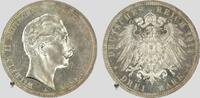 Kaiserreich Preussen 3 Mark Kaiser Wilhelm II. -