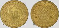 Weimarer Republik 50 Rentenpfennig Kursmünze -