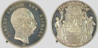 Kaiserreich Sachsen Silbermedaille in 5 Mark Große König Albert, Zur 800-Jahrfeier des Hauses Witten -