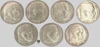 Drittes Reich 5 RM Hindenburg mit HK -