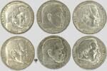 Drittes Reich 5 RM Hindenburg mit HK -