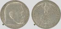 Drittes Reich 2 RM Hindenburg mit HK -