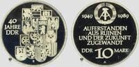 DDR - German Democratic Republik 10 Mark 40 Jahre DDR -